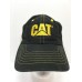 Caterpillar CAT Equipment Trucker Black & White Twill Mesh Snapback Cap Hat  eb-78165634